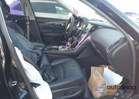 2018 Infiniti Q50 3.0T Luxe z USA, uszkodzony, nr VIN JN1EV7AP9JM592359